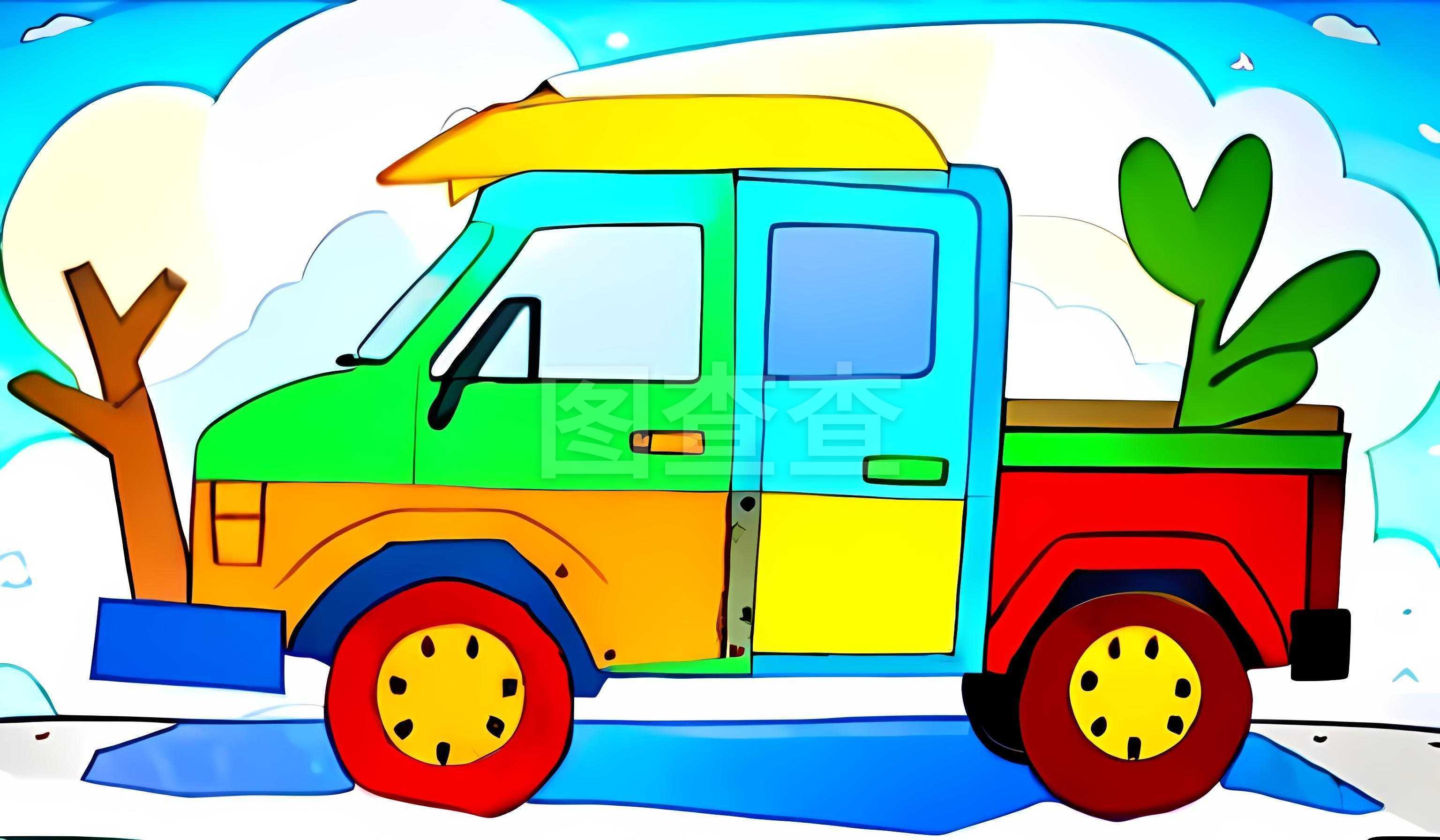 如何绘制一辆生动的汽车 从线条到色彩的艺术之旅